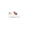 Kenzo Kids Kenzo Babbucce Bianche In Nappa Baby Girl