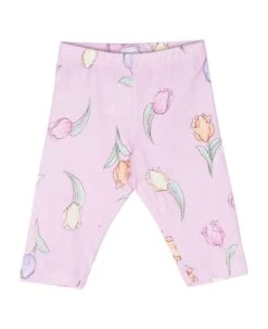 Monnalisa Pink Leggings Baby Girl