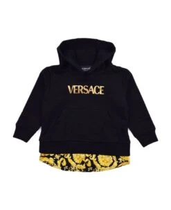 Versace Hooded Sweatshirt Dress