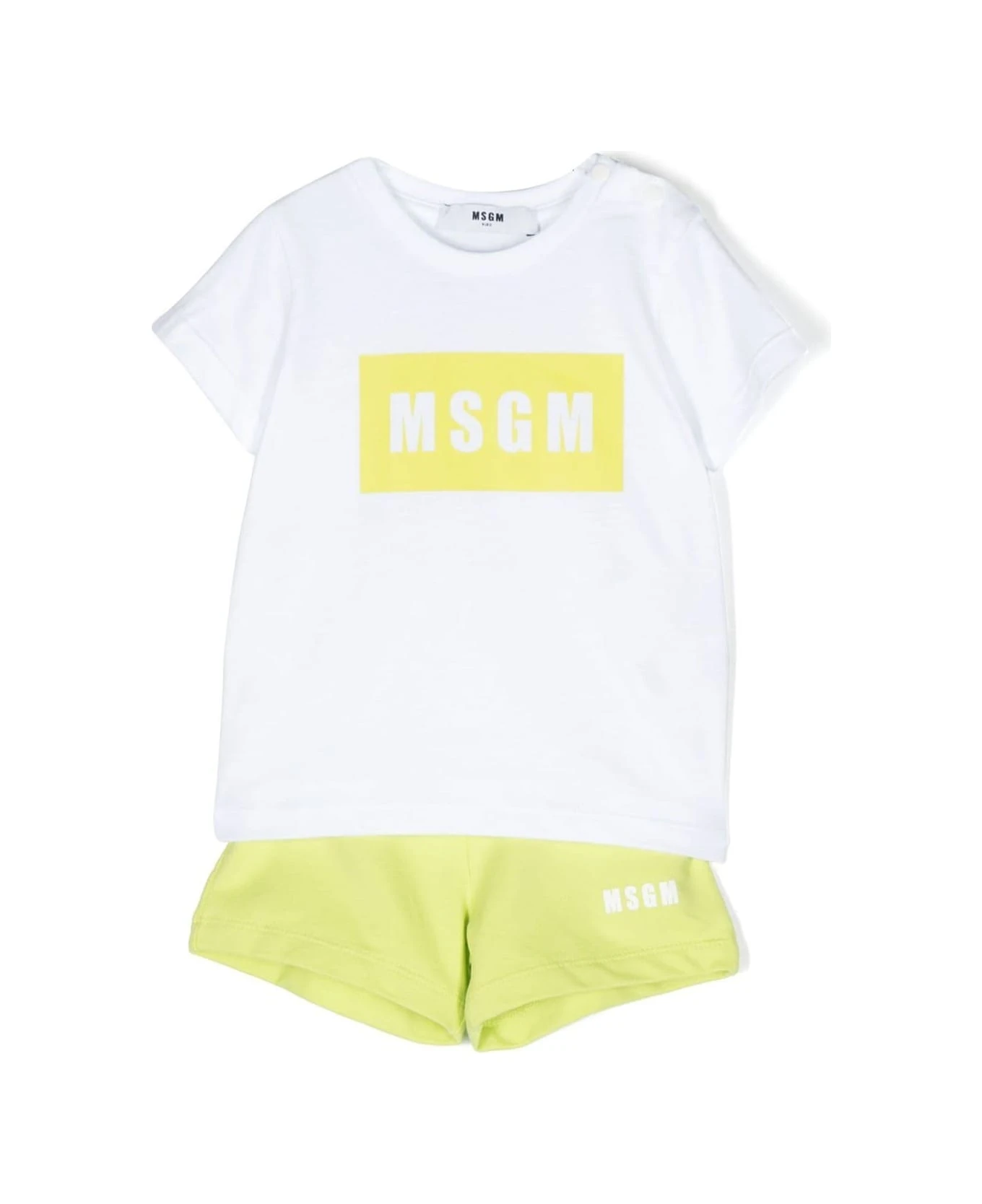 MSGM Completo Due Pezzi T-shirt E Shorts 1 MSGM Completo Due Pezzi T-shirt E Shorts
