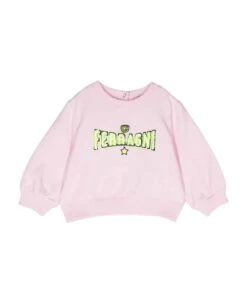 Chiara Ferragni Pink Sweatshirt Baby Girl