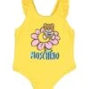 MOSCHINO Yellow Swimsuit Baby Girl