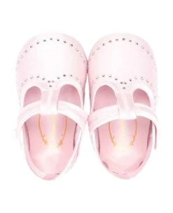 Monnalisa Pink Ballet Flats Baby Girl -TinyTogs Kids Shop 2afae384f110dbaac948b065cfc865ae