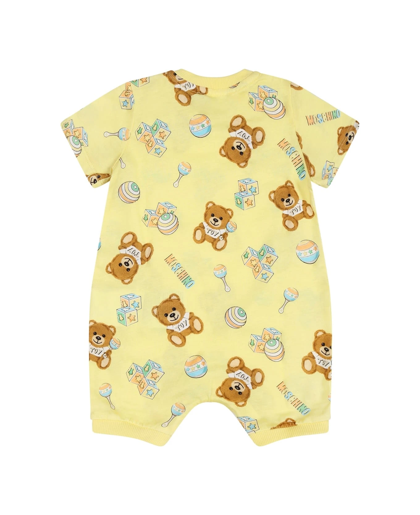 MOSCHINO Yellow Set For Baby Kids With Teddy Bear 3 MOSCHINO Yellow Set For Baby Kids With Teddy Bear - Image 3