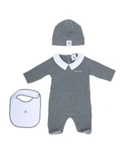 Romper Set With Embroidery