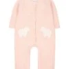 TARTINE ET CHOCOLAT Pink Babygrow For Bay Girl With Sheep