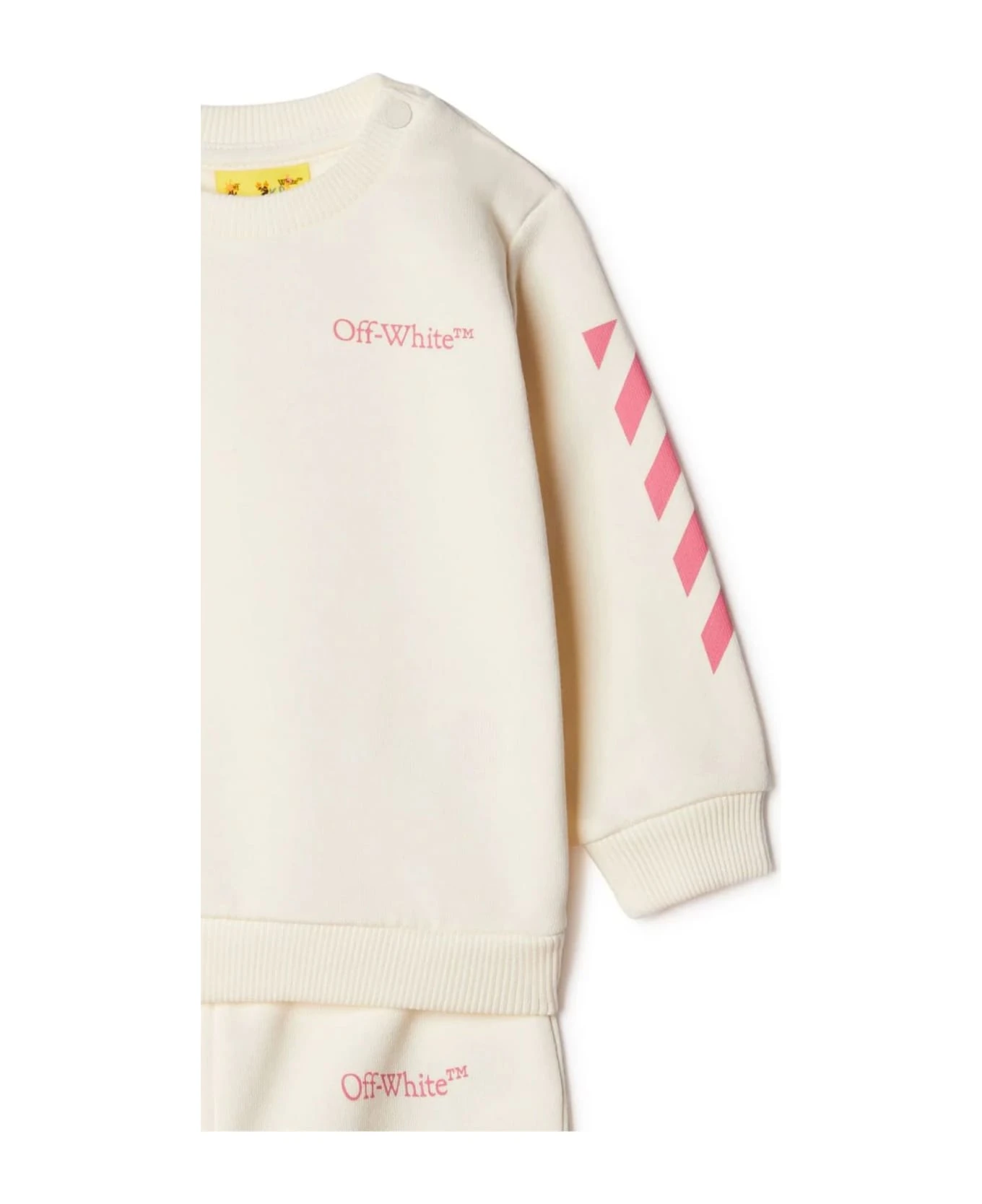 Off-White White Cotton Tracksuit 3 Off-White White Cotton Tracksuit - Image 3
