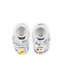 Dolce & Gabbana Strap Sneakers With Written Print 7 Dolce & Gabbana Strap Sneakers With Written Print -TinyTogs Kids Shop 47aeeb0b501525957277f1bce3a191fa