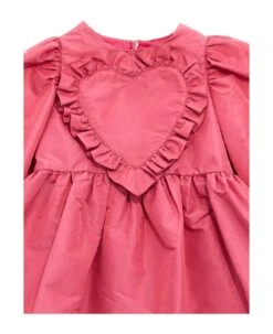 Stella McCartney Kids Heart Detail Taffeta Dress 5 Stella McCartney Kids Heart Detail Taffeta Dress -TinyTogs Kids Shop 497fa88006d82cef7847cf5aacae360a