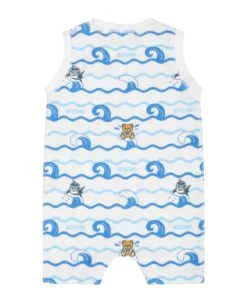 MOSCHINO Light Blue Set For Baby Boy With Print And Teddy Bear -TinyTogs Kids Shop 4c7de3fc6ec4f1ece67d32674d036292
