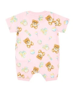 MOSCHINO Pink Set For Baby Girl With Teddy Bear 7 MOSCHINO Pink Set For Baby Girl With Teddy Bear -TinyTogs Kids Shop 508b1918103cf9dee55e99b9fa805dec