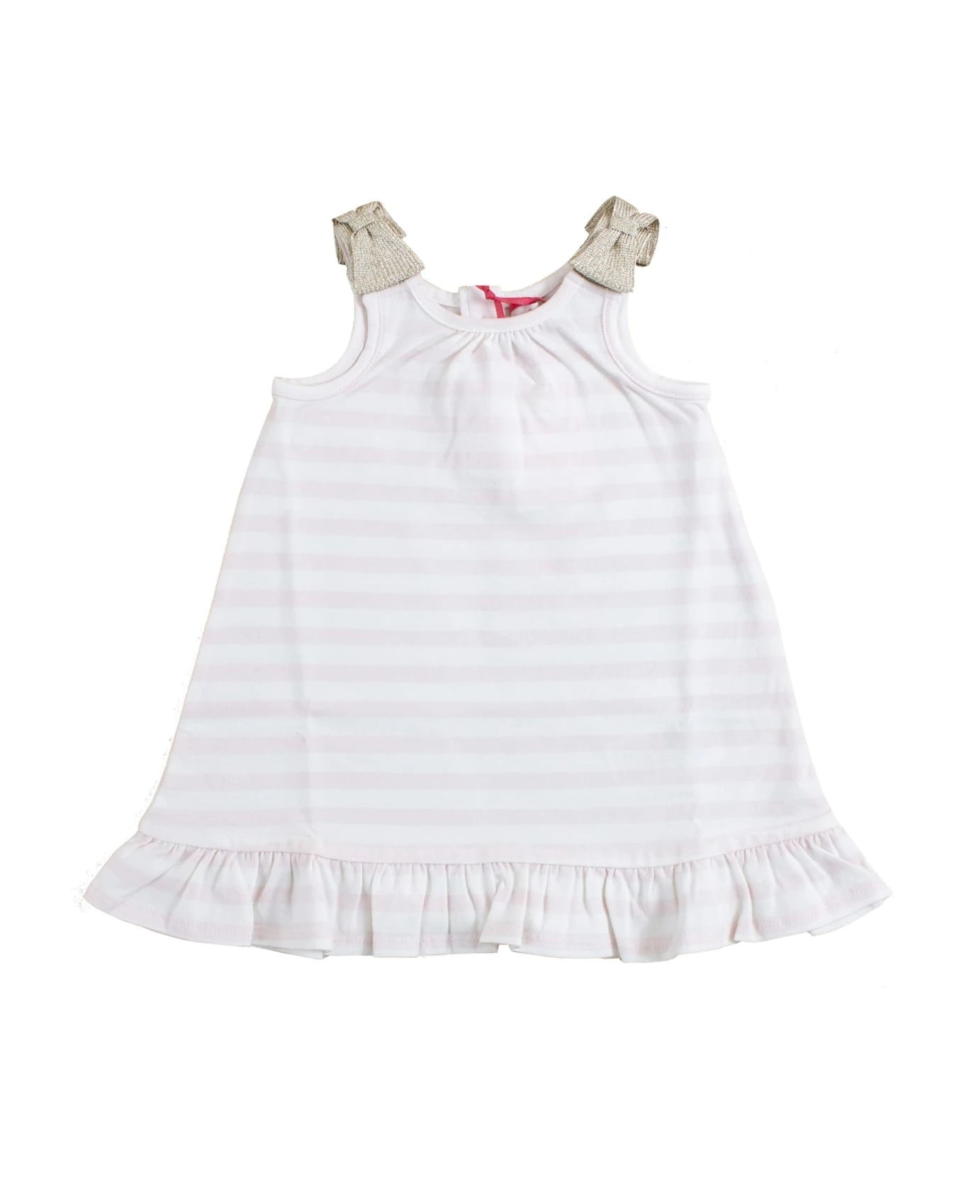 Lili Gaufrette Newborn Dress With Ruffles 1 Lili Gaufrette Newborn Dress With Ruffles