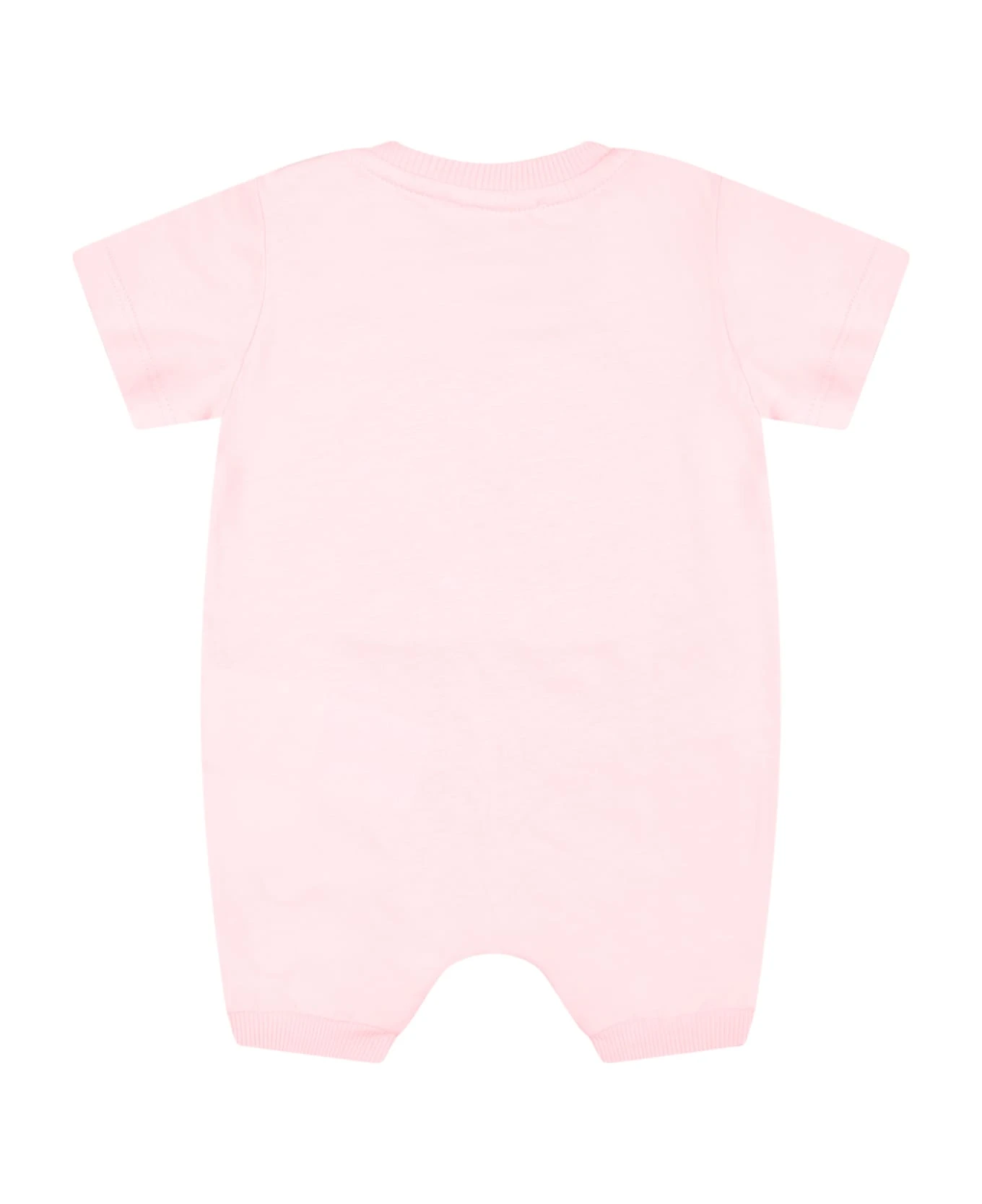 MOSCHINO Pink Set For Baby Girl With Teddy Bear 5 MOSCHINO Pink Set For Baby Girl With Teddy Bear - Image 5