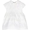 White Dress And Shorts Set Baby Girl Mi Mi Sol