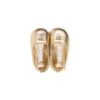 Dolce & Gabbana Ballerina Prewalker Oro In Nappa Baby Girl