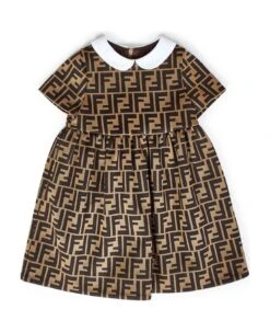 FENDI Brown Cotton Dress