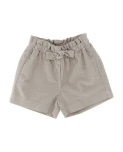Il Gufo Ribbed Velvet Shorts