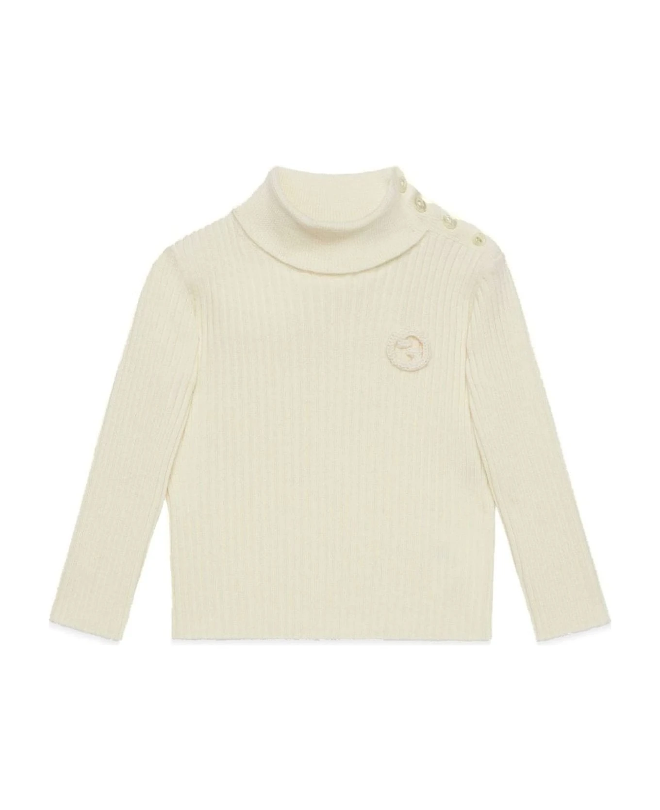 Gucci Cream White Wool Jumper 1 Gucci Cream White Wool Jumper