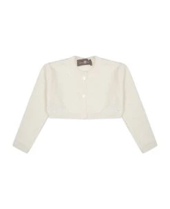 White Cardigan For Baby Girl