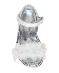 Monnalisa Sandal With Flowers -TinyTogs Kids Shop 6cec882eb00f27d1d4322a357a388172