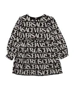 Versace 'logo Monogram' Dress