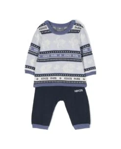 Kenzo Kids Logo Trouser Set