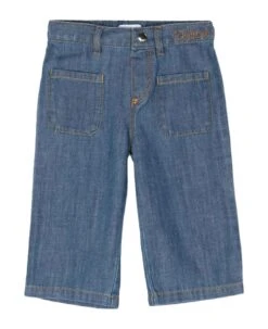 Blue Trousers Baby Girl Chloé Kids