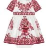 Dolce & Gabbana White/red Dress Baby Girl