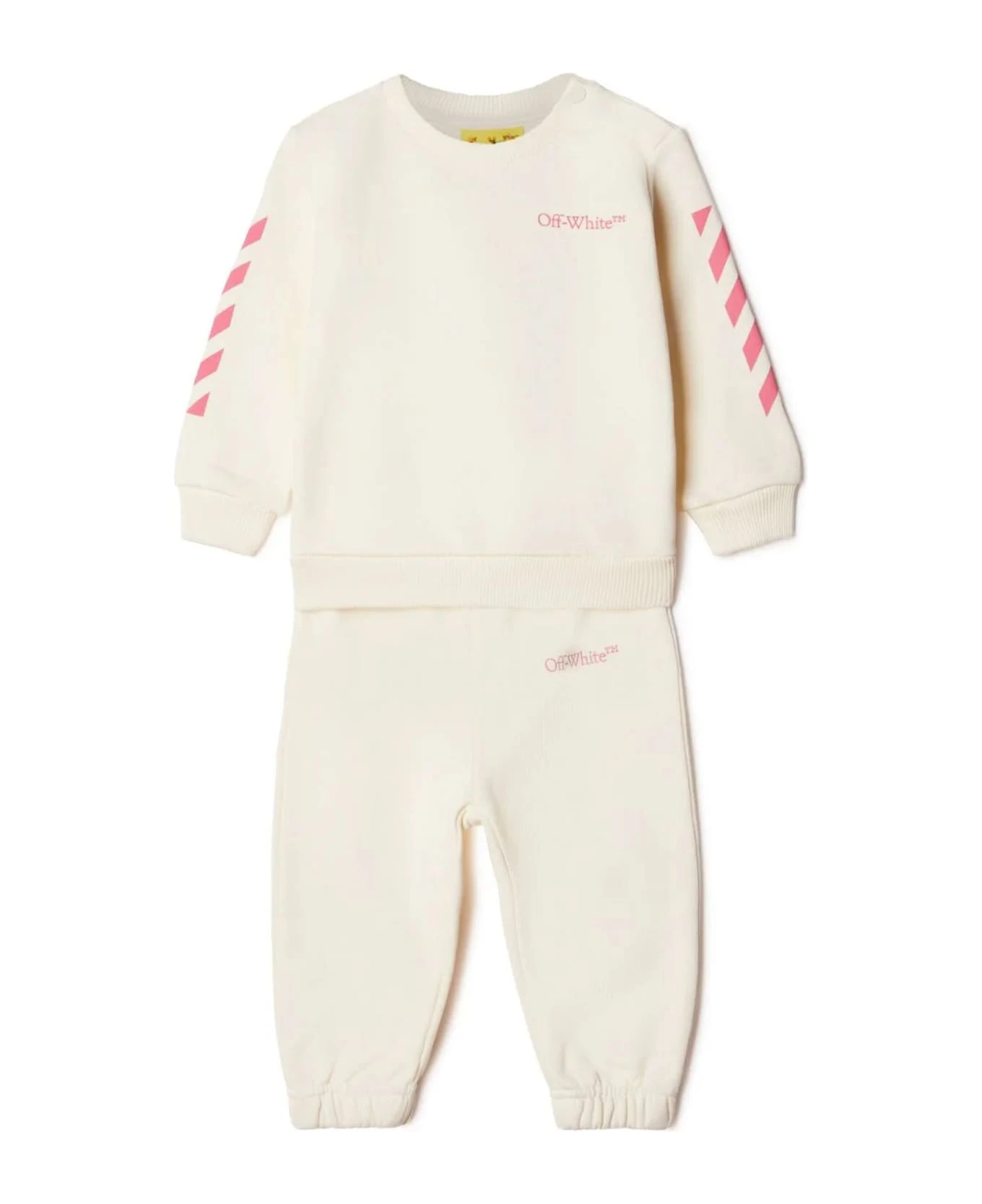 Off-White White Cotton Tracksuit 1 Off-White White Cotton Tracksuit