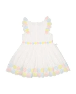 Stella McCartney Kids Embroidery Ruches Dress