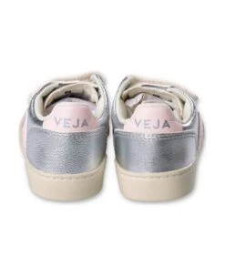 Veja Sneakers Argento In Similpelle Con Velcro Baby Girl -TinyTogs Kids Shop 950fc1531ad45736cca7001d01c15d33