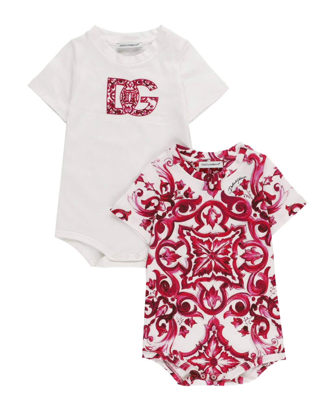 Dolce & Gabbana Logoed Onesie Set 1 Dolce & Gabbana Logoed Onesie Set