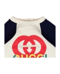 Gucci Jumpsuit With Logo -TinyTogs Kids Shop 9773543a241e28b47eab07220ae1b579