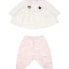 Chiara Ferragni White Suit For Baby Girl With Eyestar