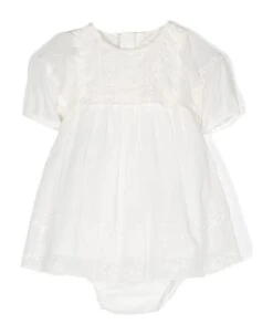Chloé White Cotton Dress
