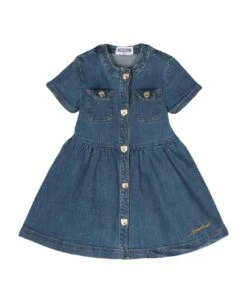 MOSCHINO Blue Dress Baby Girl