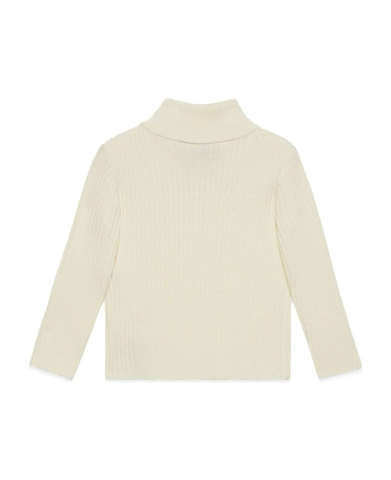 Gucci Cream White Wool Jumper 2 Gucci Cream White Wool Jumper - Image 2