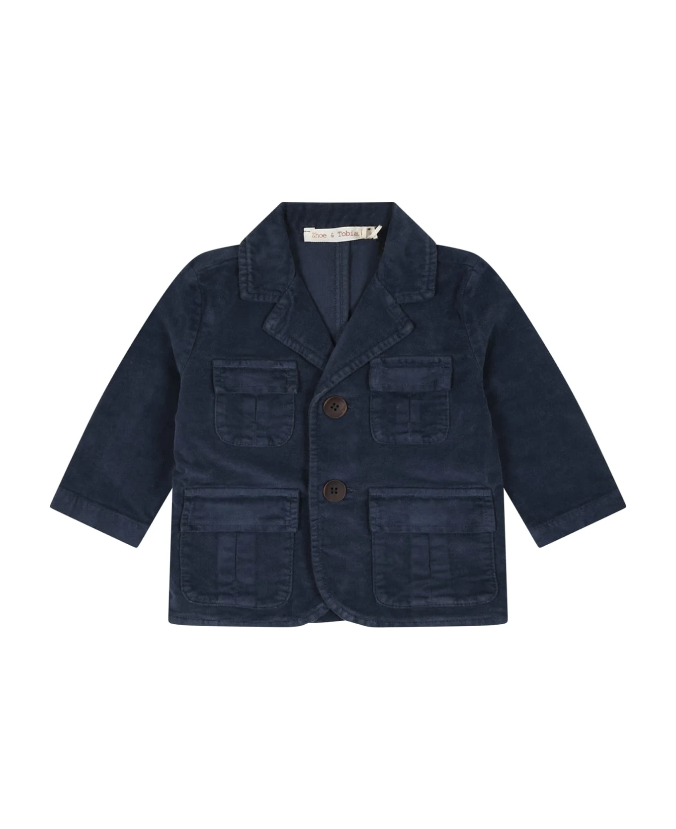 Blue Jacket For Baby Boy 1 Blue Jacket For Baby Boy