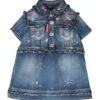 DSQUARED2 Denim Dress Baby Girl