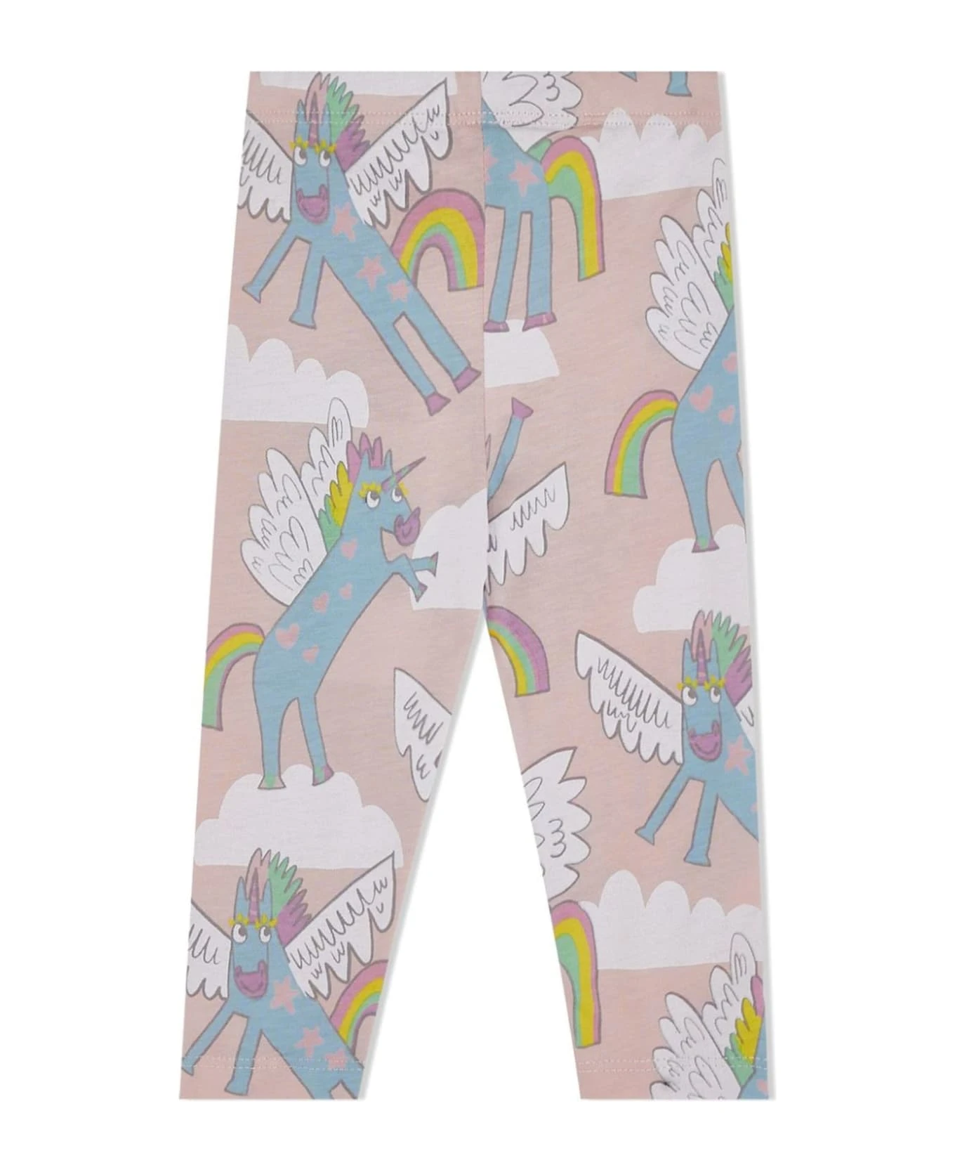 Stella McCartney Kids Pink Cotton Leggins 2 Stella McCartney Kids Pink Cotton Leggins - Image 2