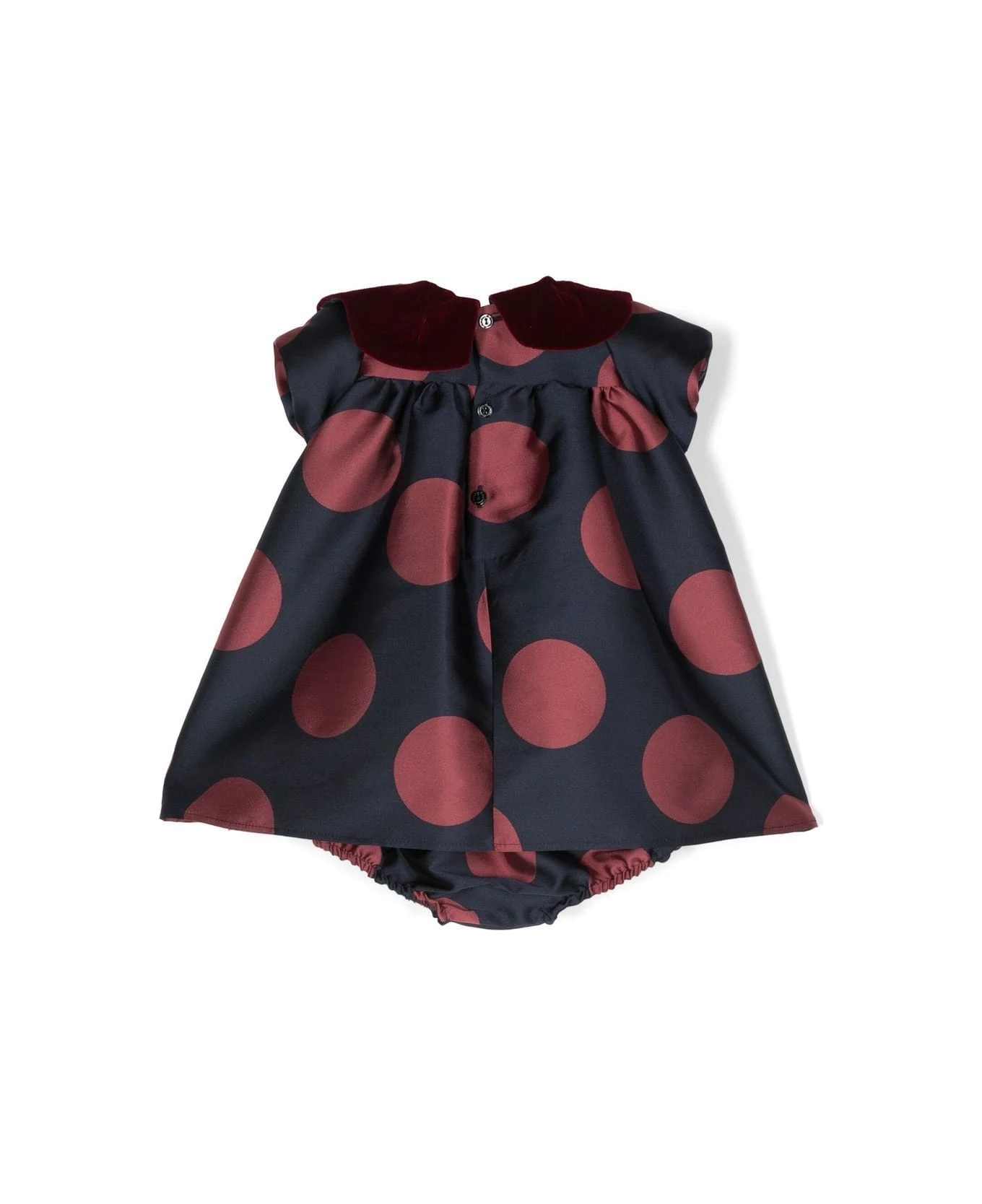 Flared Dress With Polka Dots 2 Flared Dress With Polka Dots - Image 2