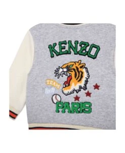 Kenzo Kids Bomber Jacket With Embroidery -TinyTogs Kids Shop d1226a35c60b53459e2a7e529a9ef27a