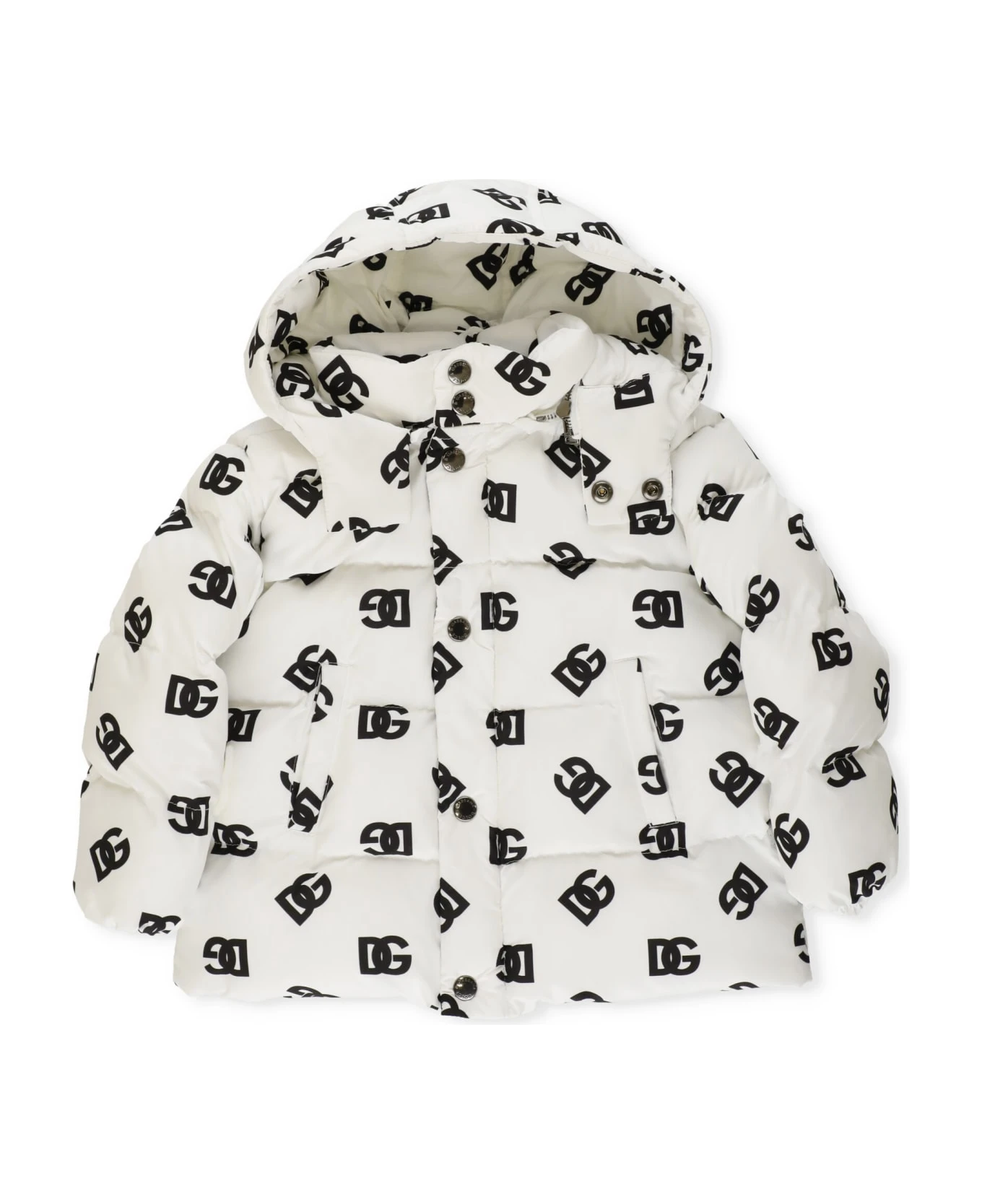 Dolce & Gabbana Down Jacket With Monogram 1 Dolce & Gabbana Down Jacket With Monogram