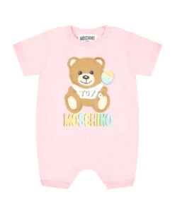 MOSCHINO Pink Set For Baby Girl With Teddy Bear 8 MOSCHINO Pink Set For Baby Girl With Teddy Bear -TinyTogs Kids Shop db2f823c67d750fb25e473033c2b3a12