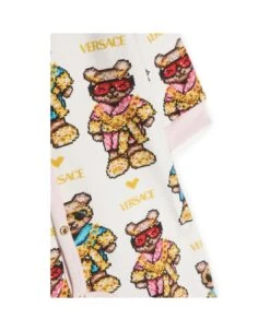 Versace Set Stampato Con Tutina E Bavetta In Jersey Di Cotone Baby Girl -TinyTogs Kids Shop e13a4e1842a9338ad6f9c530fcc01419