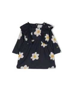 Bobo Choses Baby Big Flower All Over Ruffle Woven Dress