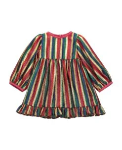 Stella McCartney Kids Lurex Striped Dress