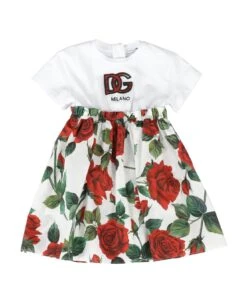 Dolce & Gabbana Abito Maniche Corte Coulotte