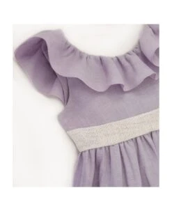 Light Lilac Linen Unlined Dress -TinyTogs Kids Shop f371d58c0ee903cc11e2987ea6f03f36
