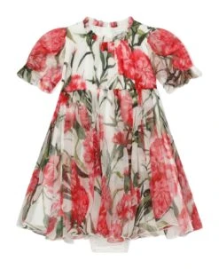 Dolce & Gabbana White Dress Baby Girl